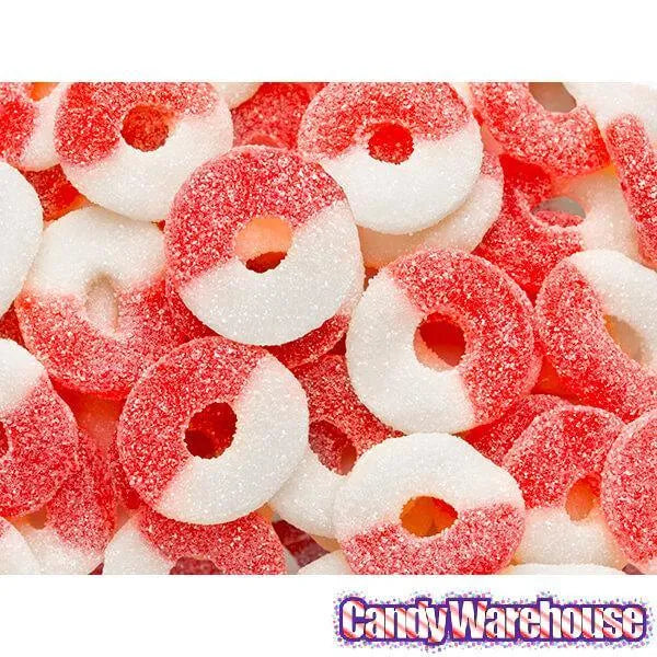 Jovy Cherry Gummy Rings: 5LB Bag