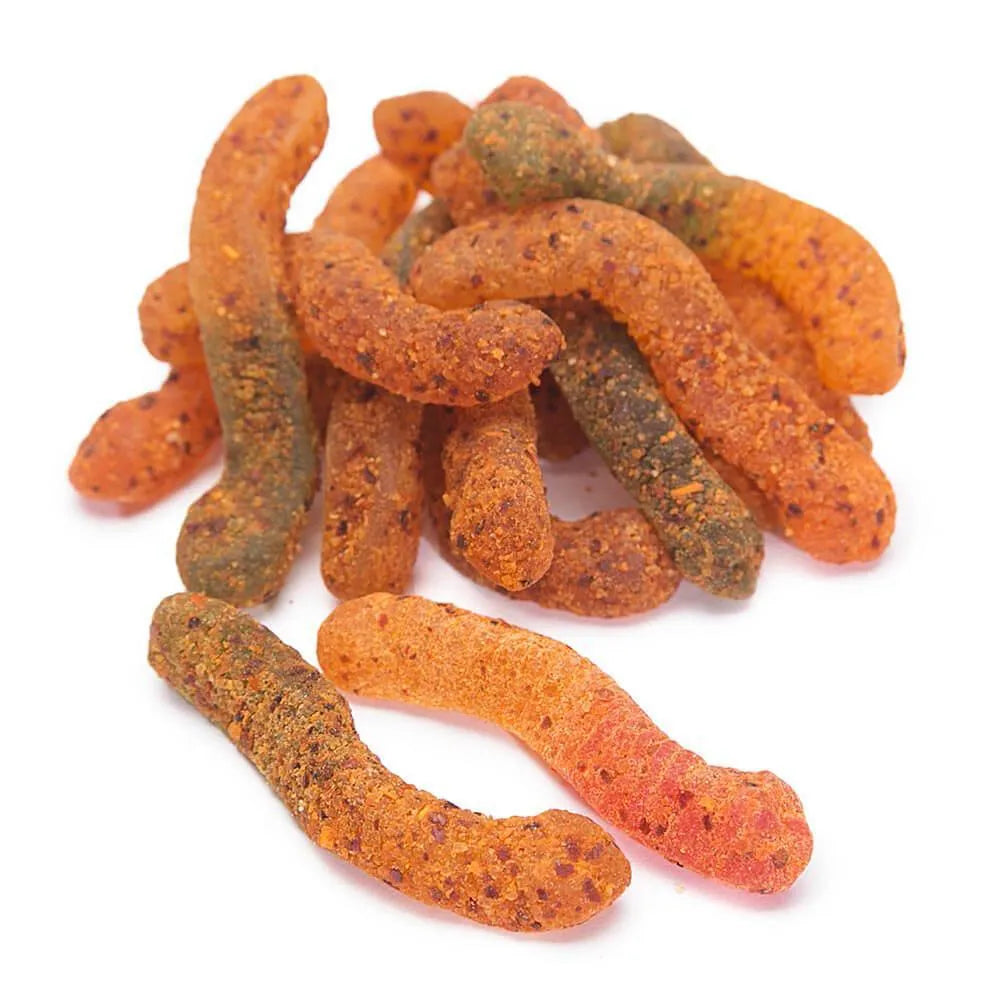 Jovy Crazy Gummy Worms Revolcado Chamoy Candy: 5LB Bag