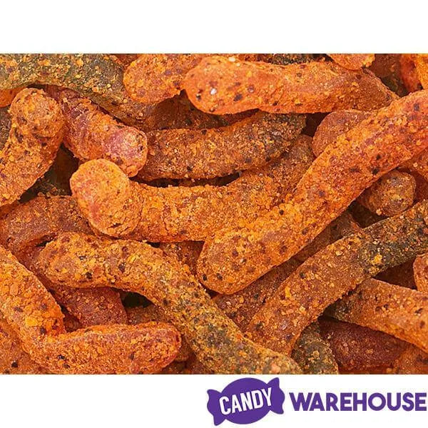 Jovy Crazy Gummy Worms Revolcado Chamoy Candy: 5LB Bag