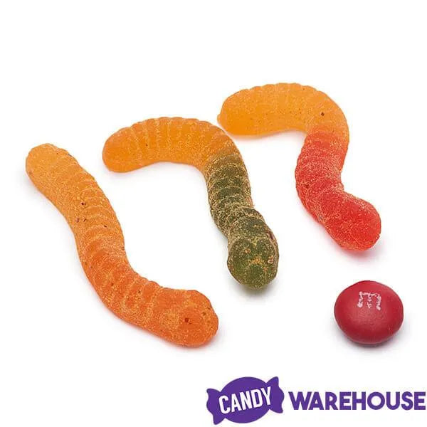 Jovy Crazy Gummy Worms Revolcado Tamarindo Candy: 5LB Bag