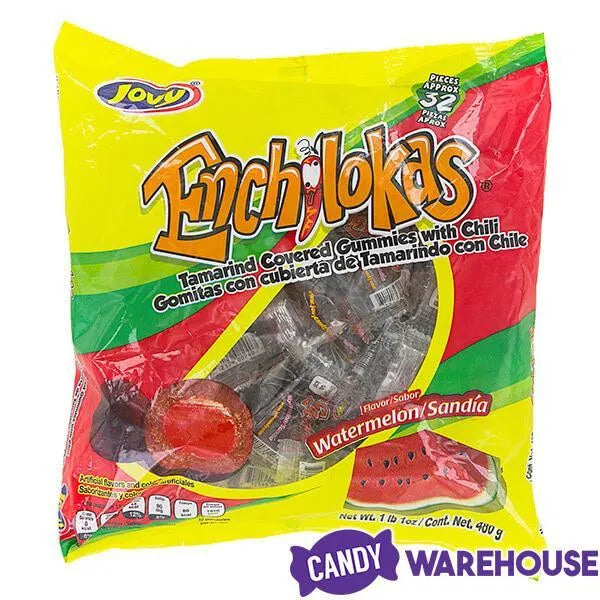 Jovy Enchilokas Watermelon Chili Gummy Candy: 32-Piece Bag