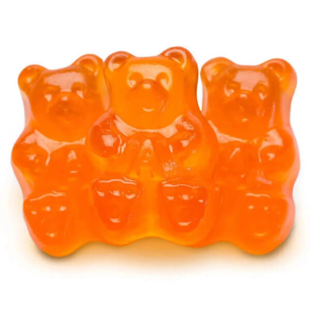 Jovy Orange Gummy Bears: 5LB Bag