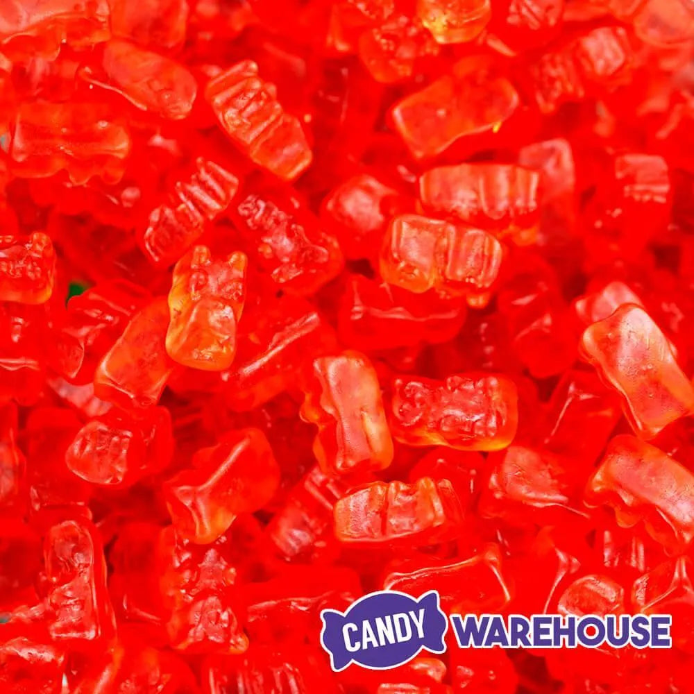 Jovy Pink Strawberry Gummy Bears: 5LB Bag