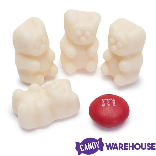 Jovy White Gummy Bears: 5LB Bag