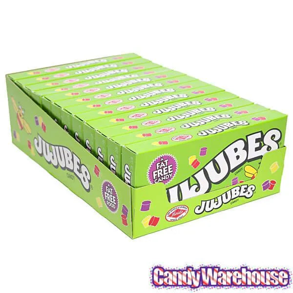 Jujubes Candy 5.5-Ounce Packs: 12-Piece Box