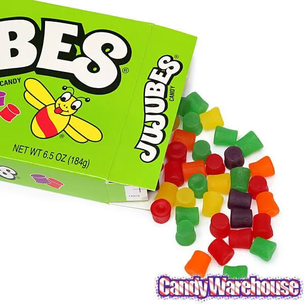 Jujubes Candy 5.5-Ounce Packs: 12-Piece Box