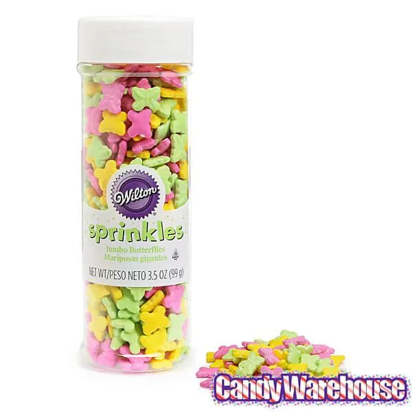 Jumbo Butterfly Sprinkles: 3.5-Ounce Bottle