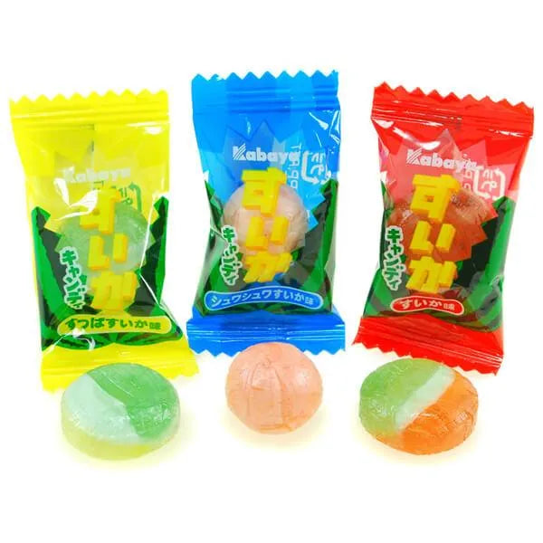 Kabaya Assorted Melon Hard Candy: 300-Piece Box