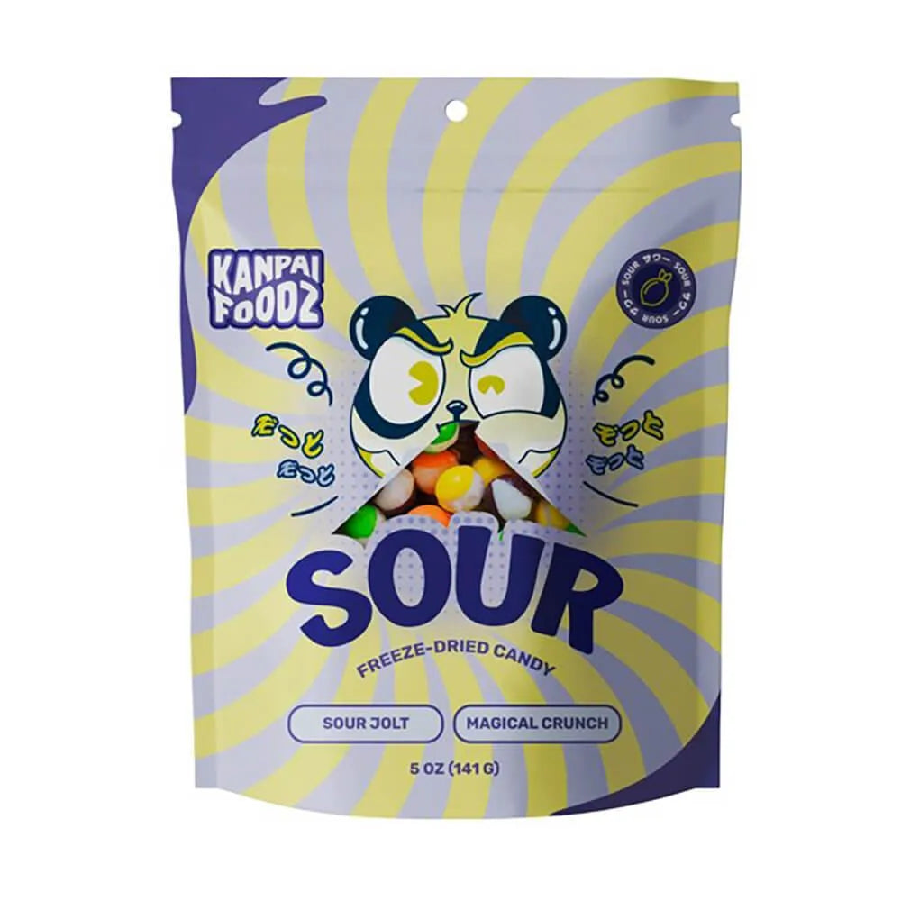 Kanpai Foodz Sour Freeze Dried Candy: 5-Ounce Bag