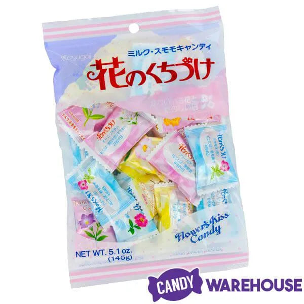 Kasugai Flower Kiss Hard Candy: 20-Piece Bag