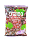 Kasugai Grape Gummy Candy: 20-Piece Bag