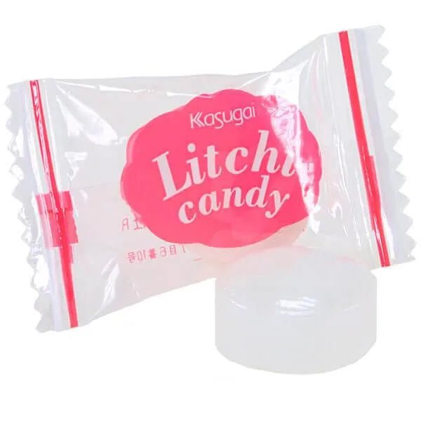 Kasugai Lychee Hard Candy: 24-Piece Bag