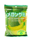 Kasugai Melon Gummy Candy: 24-Piece Bag