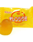 Kasugai Orange Gummy Candy: 24-Piece Bag