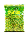 Kasugai Pineapple Gummy Candy: 24-Piece Bag