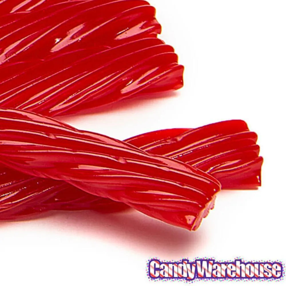 Kenny's Juicy Licorice Twists - Red Raspberry: 1LB Bag