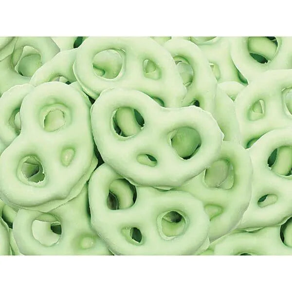 Key Lime Yogurt Covered Mini Pretzels: 1LB Bag