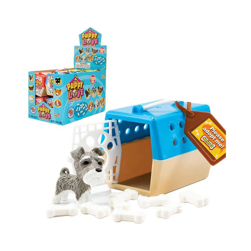 Kidsmania Puppy Love Candy and Surprise: 12-Piece Box