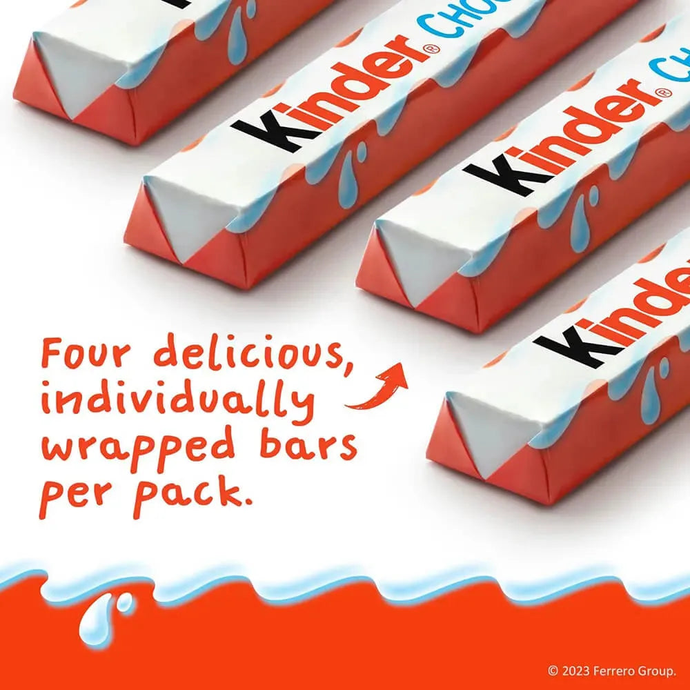 Kinder Chocolate 1.8-Ounce Candy Bars: 18-Piece Box