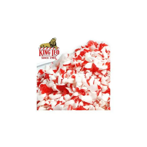 King Leo Crushed Peppermint Candy Cane Bits: 5LB Bag