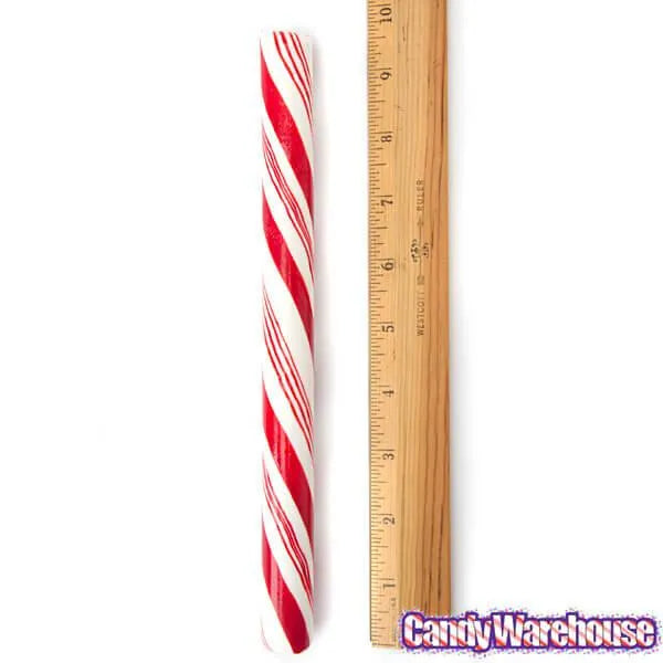 King Leo Jumbo Peppermint Candy Sticks: 48-Piece Display