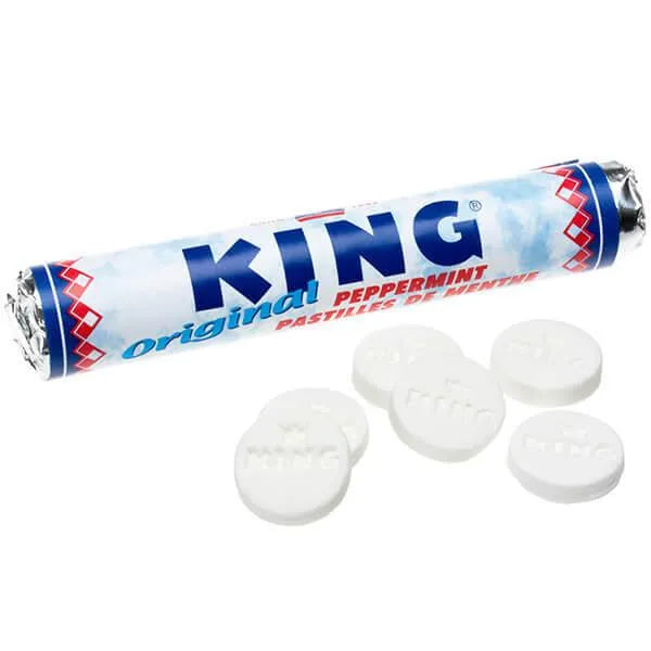 King Mints Peppermint Rolls: 36-Piece Box