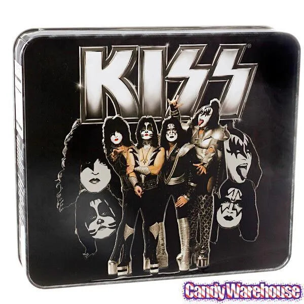 KISS PEZ Candy Dispensers: 4-Piece Collector's Tin