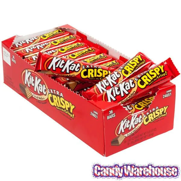 Kit Kat Extra Crispy Candy Bars: 36-Piece Box