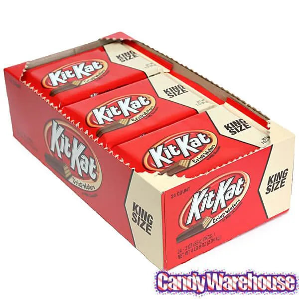 Kit Kat King Size Candy Bars: 24-Piece Box