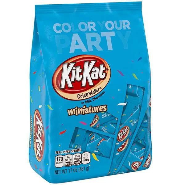 Kit Kat Miniatures Candy - Blue: 55-Piece Bag