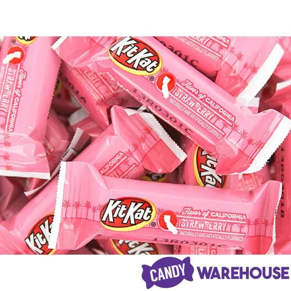 Kit Kat Miniatures Candy - Strawberry: 10-Ounce Bag