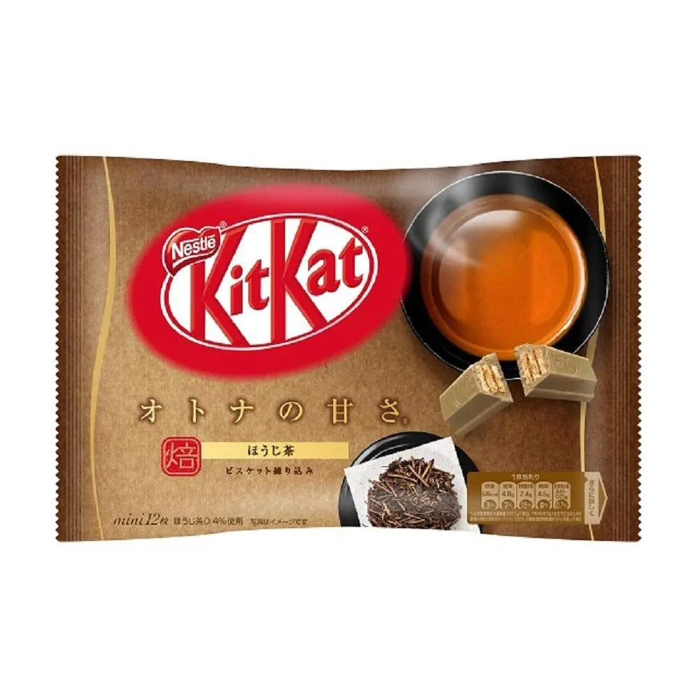 Kit Kat Snack Size Packs - Hojicha Roasted Tea: 12-Piece Bag