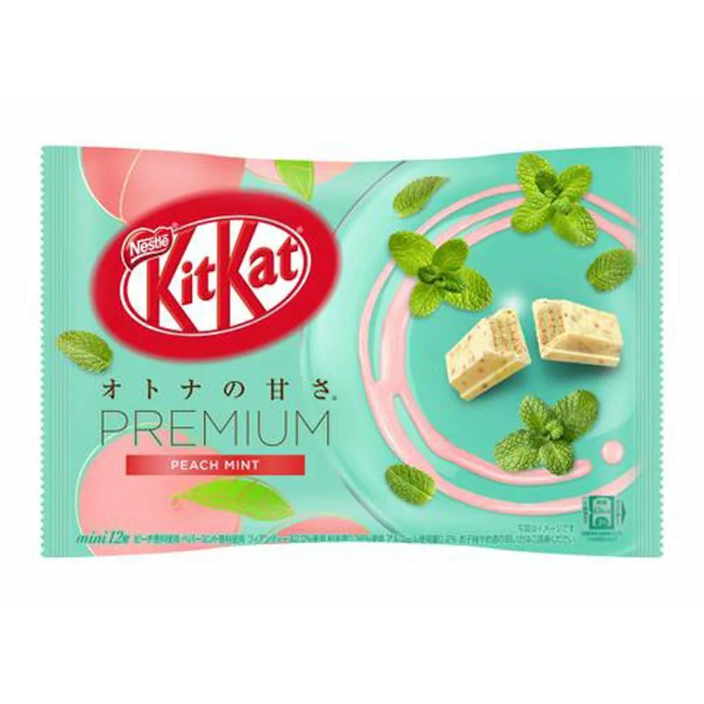 Kit Kat Snack Size Packs - Peach Mint: 12-Piece Bag