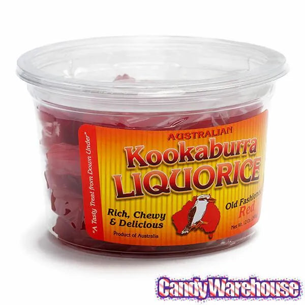 Kookaburra Cut Licorice - Red: 12-Ounce Tub