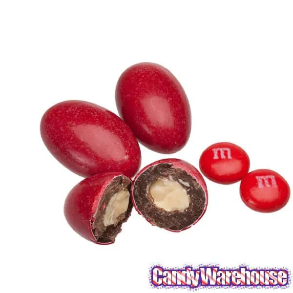 Koppers Chocolate Jordan Almonds - Red: 5LB Bag