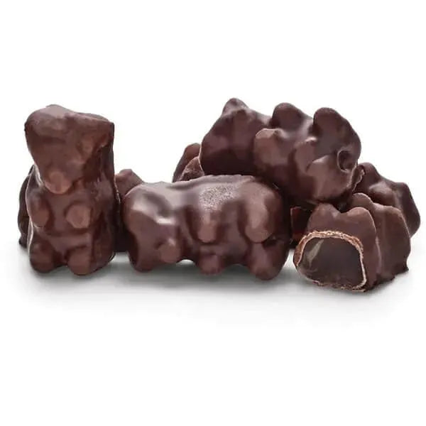 Koppers Dark Chocolate Covered Gummi Bears: 8LB Case