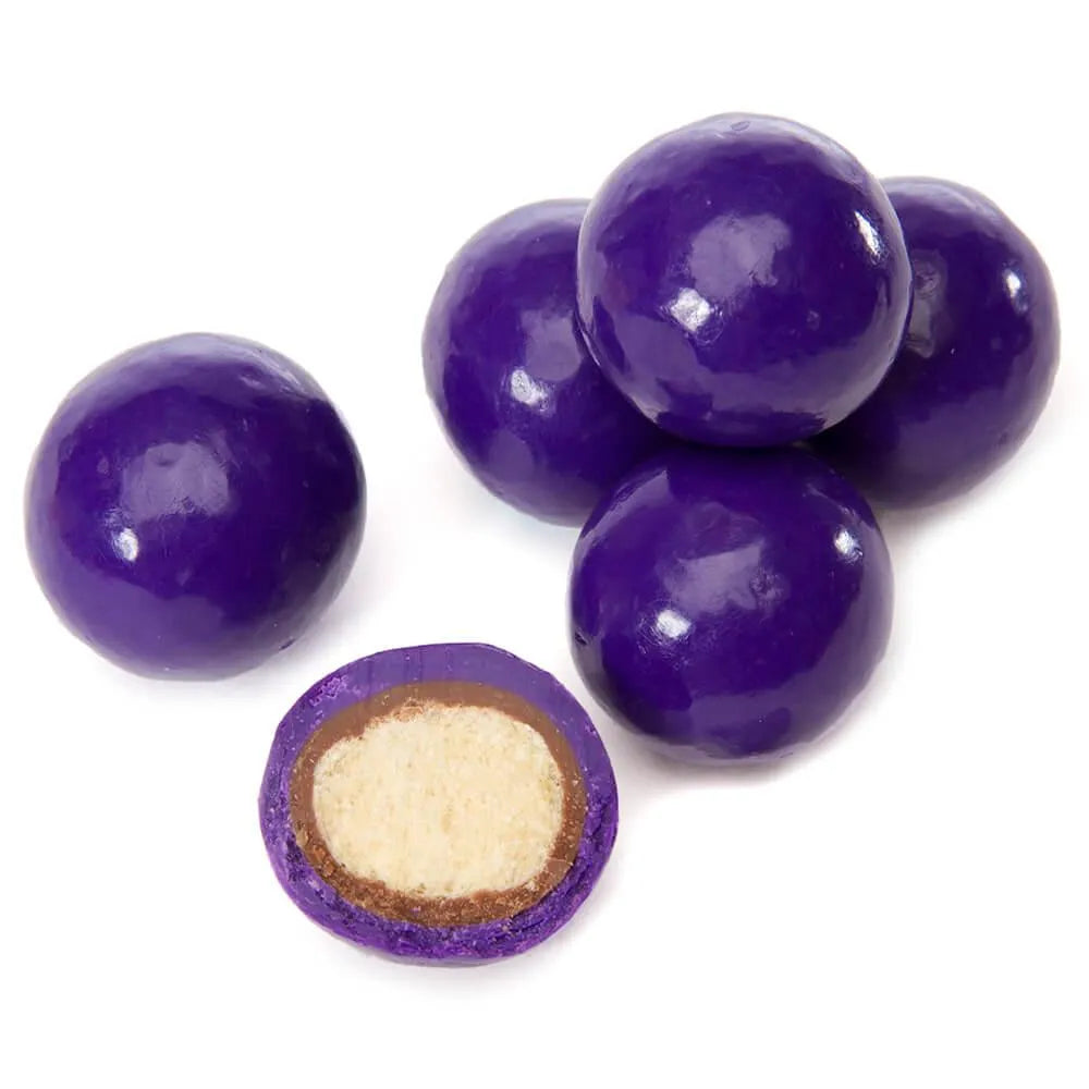 Koppers Milk Chocolate Covered Malt Balls - Purple: 5LB Bag