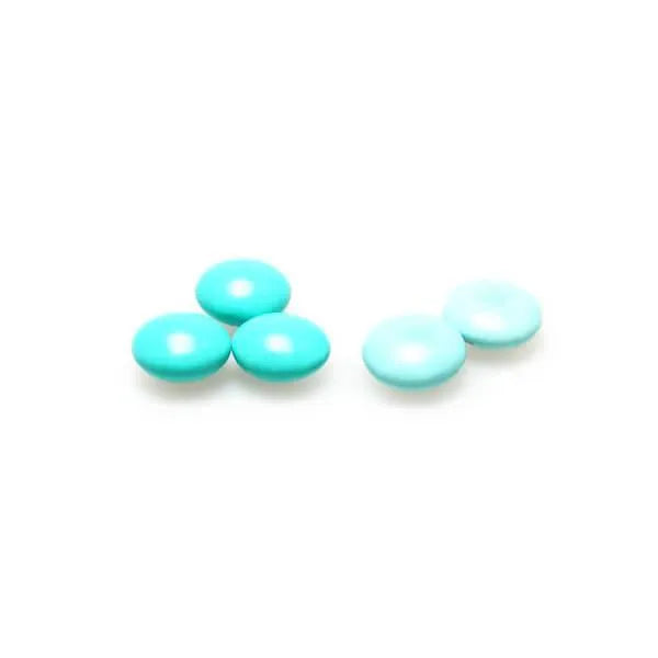 Koppers Milk Chocolate Gems - Pastel Blue: 5LB Bag