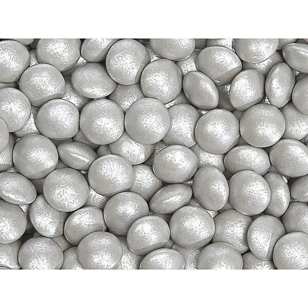 Koppers Milk Chocolate Gems - Silver: 5LB Bag