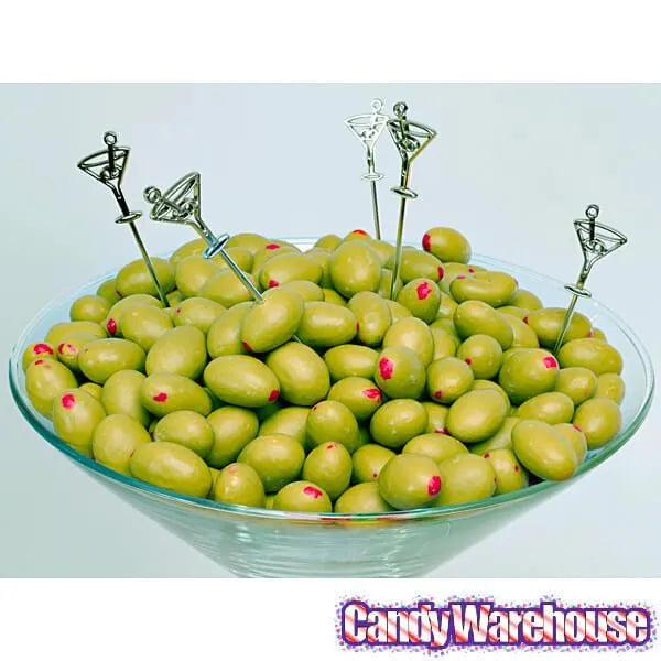 Koppers Pimento Olives Chocolate Covered Almonds Candy: 5LB Bag