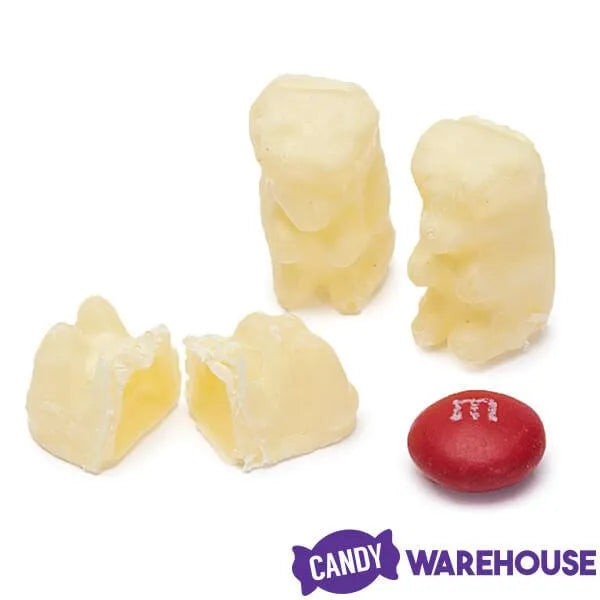 Koppers White Chocolate Covered Gummi Bears: 8LB Case