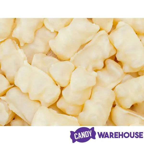 Koppers White Chocolate Covered Gummi Bears: 8LB Case