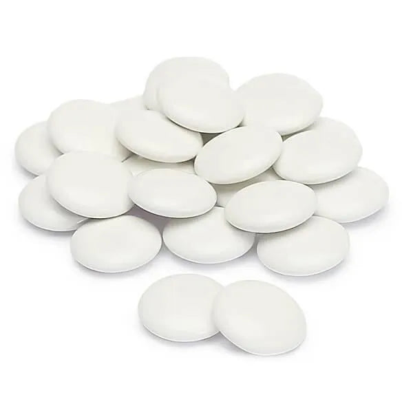 Koppers White Mint Dark Chocolate Discs: 5LB Bag