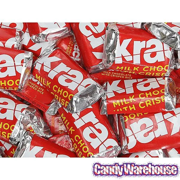 Krackel Miniatures Candy Bars: 4LB Bag