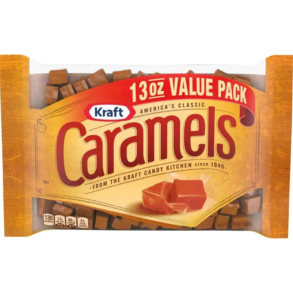 Kraft Caramel Squares Candy: 13-Ounce Bag