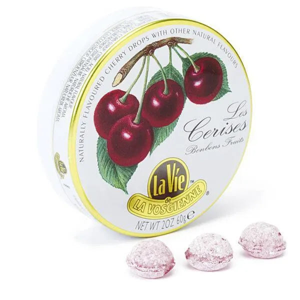 La Vie Candy Drops Tins - Cherry: 5-Piece Pack