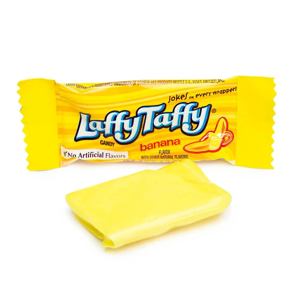 Laffy Taffy Candy - Banana: 145-Piece Tub