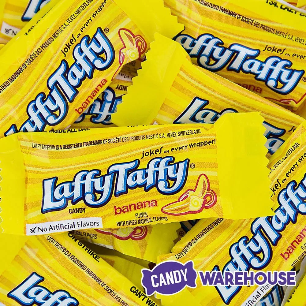 Laffy Taffy Candy - Banana: 145-Piece Tub