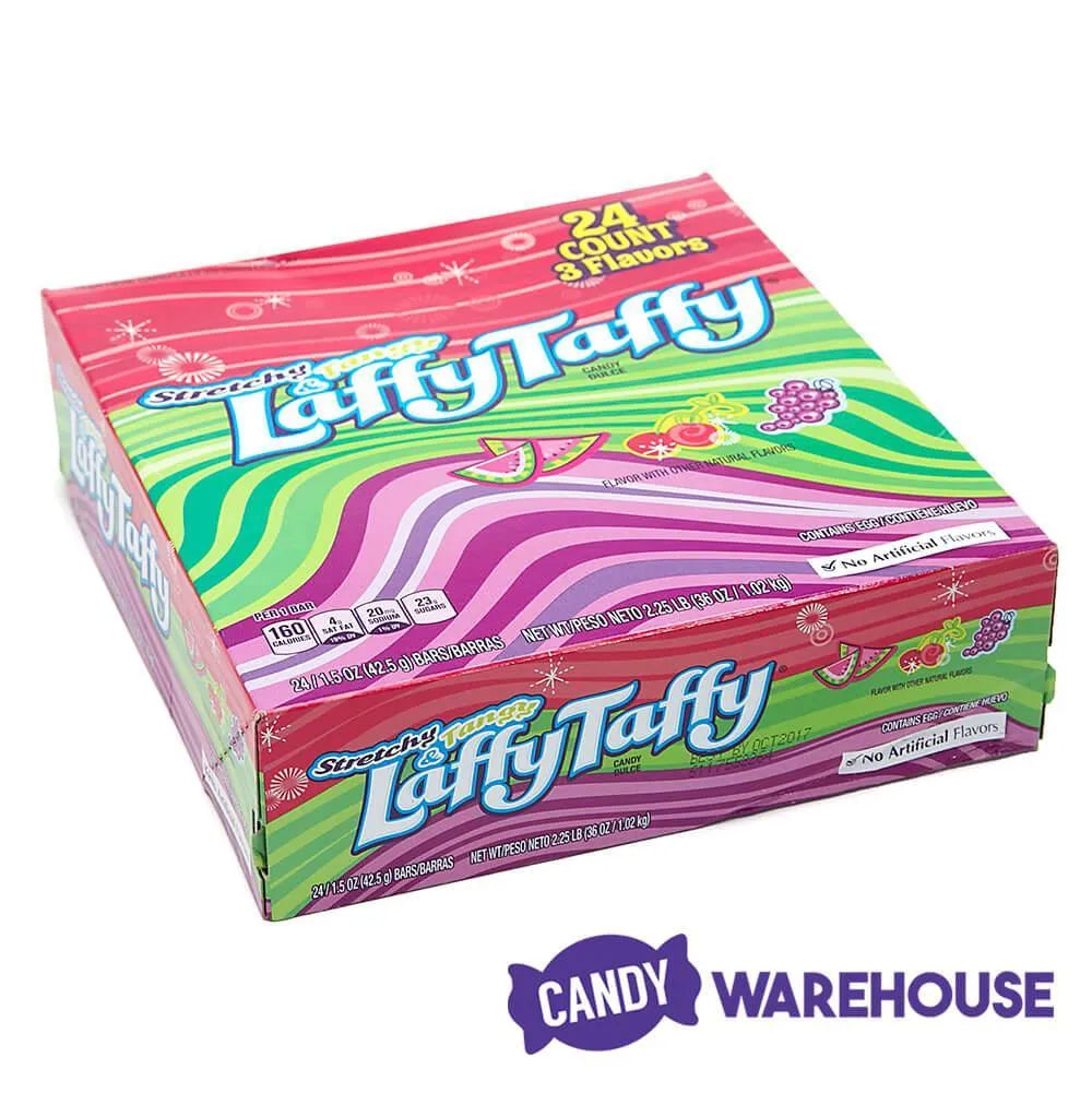 Laffy Taffy Candy Bars Assortment: 24-Piece Box