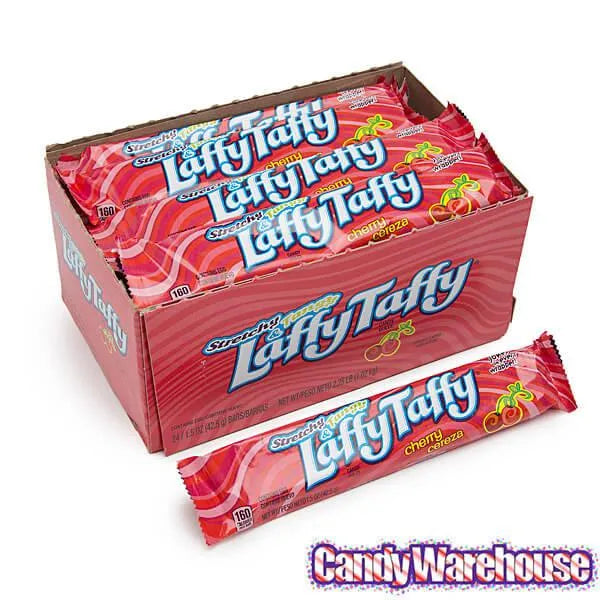 Laffy Taffy Candy Bars - Cherry: 24-Piece Box